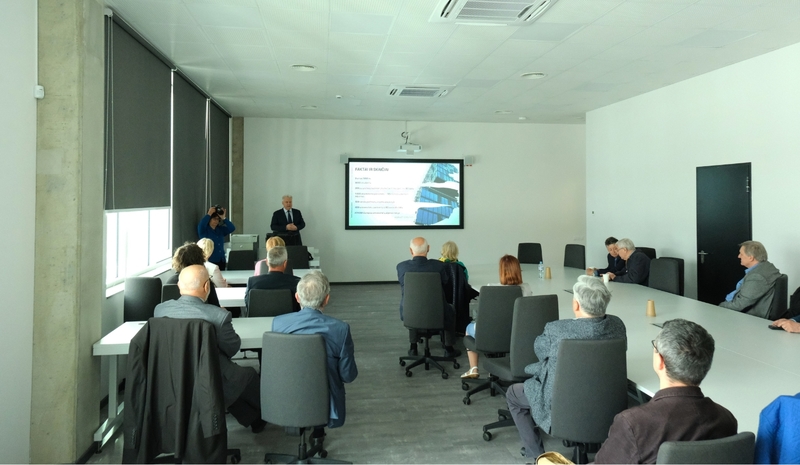 VILNIUS TECH viešėjo LMA Technikos mokslų skyriaus atstovai